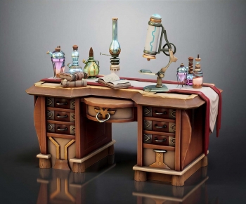 European Style Desk-ID:203293095