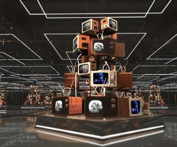 Modern Exhibition Hall-ID:706505069