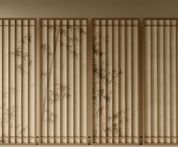 New Chinese Style Wooden Screen Partition-ID:469753988