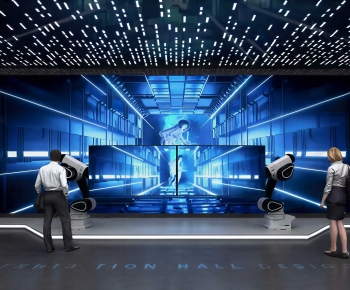 Modern Exhibition Hall-ID:826318039