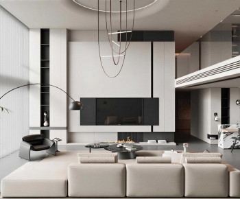 Modern A Living Room-ID:831295019