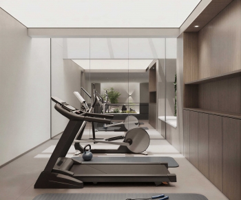 Modern Home Fitness Room-ID:338886982