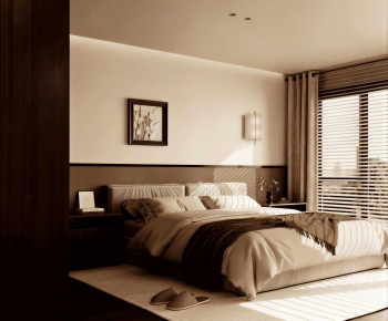 Wabi-sabi Style Bedroom-ID:281651976