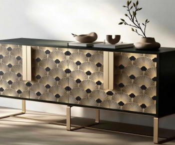 New Classical Style Side Cabinet-ID:294019944