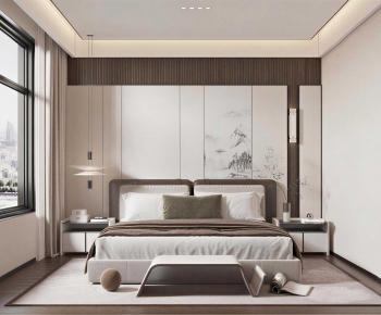 New Chinese Style Bedroom-ID:660146003