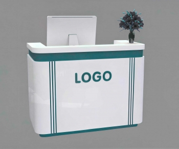 Modern Reception Desk-ID:700339081