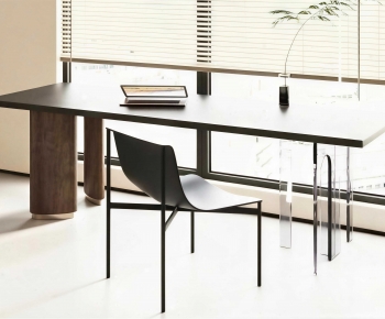 Modern Office Desk And Chair-ID:920857913