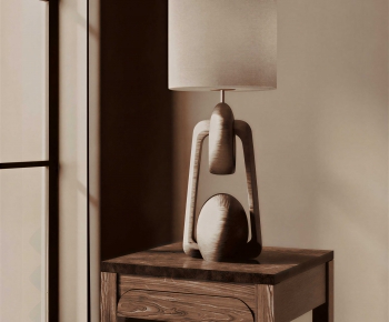 Wabi-sabi Style Table Lamp-ID:147589928
