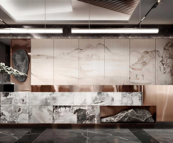 New Chinese Style Lobby Hall-ID:291180697