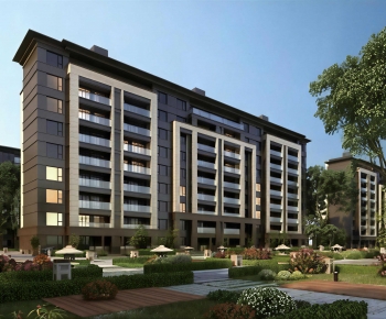 New Chinese Style Residential Building-ID:536745077