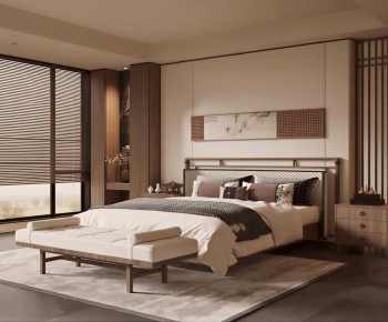 New Chinese Style Bedroom-ID:287595991