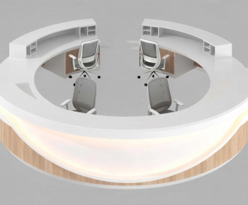 Modern Reception Desk-ID:561645036