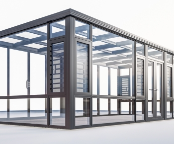 Modern Glass Sun Room-ID:445691113