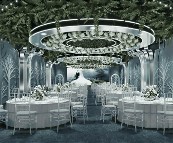 Modern Banquet Hall-ID:615401982