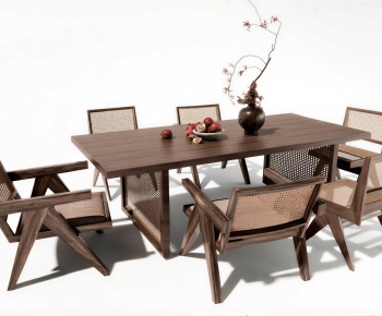 Modern Dining Table And Chairs-ID:354183914