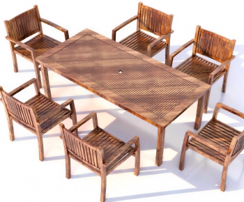New Chinese Style Dining Table And Chairs-ID:896714935