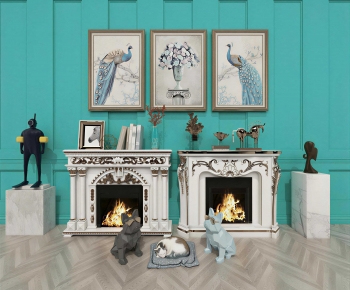 French Style Fireplace-ID:986300956