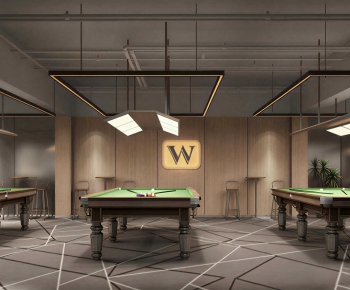 Modern Billiards Room-ID:645199068