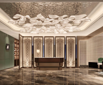 New Chinese Style Lobby Hall-ID:321115021