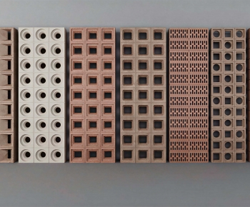 Modern Cement Brick Screen Partition-ID:780884036