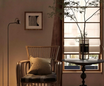 Japanese Style Lounge Chair-ID:811449055