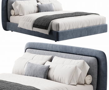 Modern Double Bed-ID:554940946