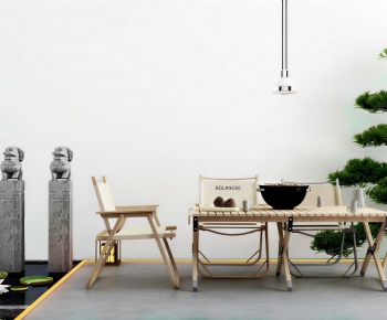 New Chinese Style Outdoor Tables And Chairs-ID:447031979