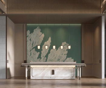 New Chinese Style Lobby Hall-ID:495779048