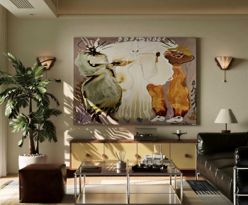 Modern A Living Room-ID:723869094