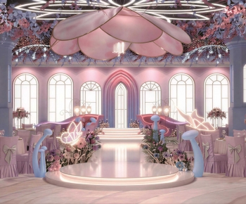 Modern Banquet Hall-ID:107664118
