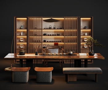 New Chinese Style Tea Tables And Chairs-ID:926000125