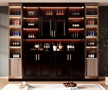 New Chinese Style Wine Cabinet-ID:119028095