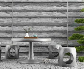 New Chinese Style Outdoor Tables And Chairs-ID:195992958