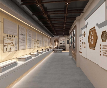 New Chinese Style Exhibition Hall-ID:423499111