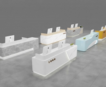Modern Reception Desk-ID:629308948