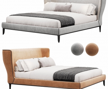 Modern Double Bed-ID:211679942
