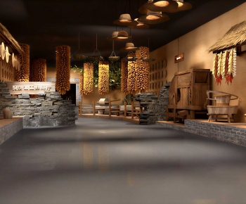New Chinese Style Exhibition Hall-ID:689079828