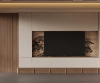New Chinese Style TV Wall-ID:640199904