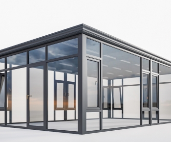 Modern Glass Sunshine Room-ID:654052978