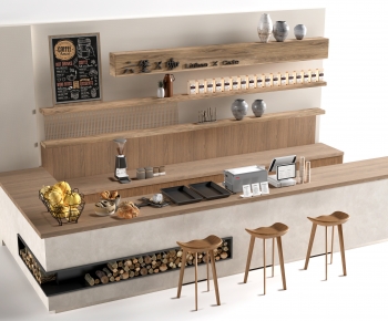 New Chinese Style Reception Desk-ID:512691027
