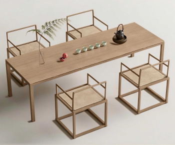 New Chinese Style Tea Tables And Chairs-ID:787941938