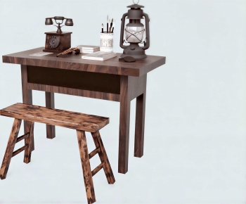 Modern Computer Desk And Chair-ID:824702022