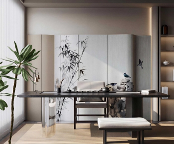 New Chinese Style Tea House-ID:319947966