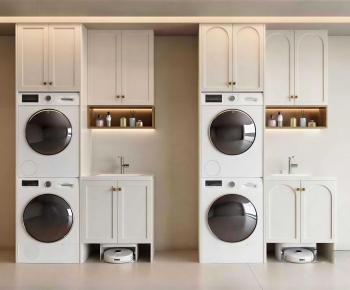 Modern Laundry Cabinet-ID:337924965