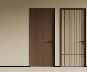 New Chinese Style Single Door-ID:497874987