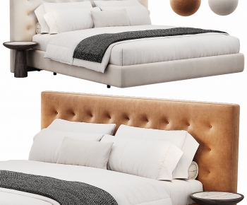 Modern Double Bed-ID:910012961