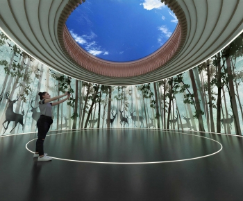 Modern Exhibition Hall-ID:936461935