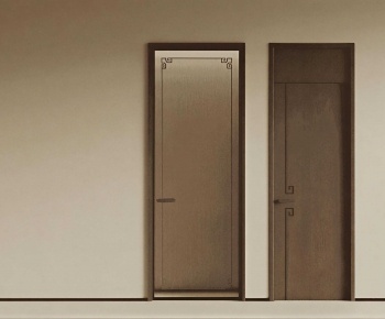 New Chinese Style Single Door-ID:653944975