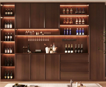 New Chinese Style Wine Cabinet-ID:921601067