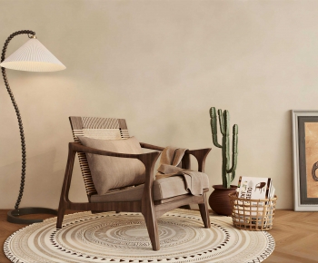 Wabi-sabi Style Lounge Chair-ID:544270995